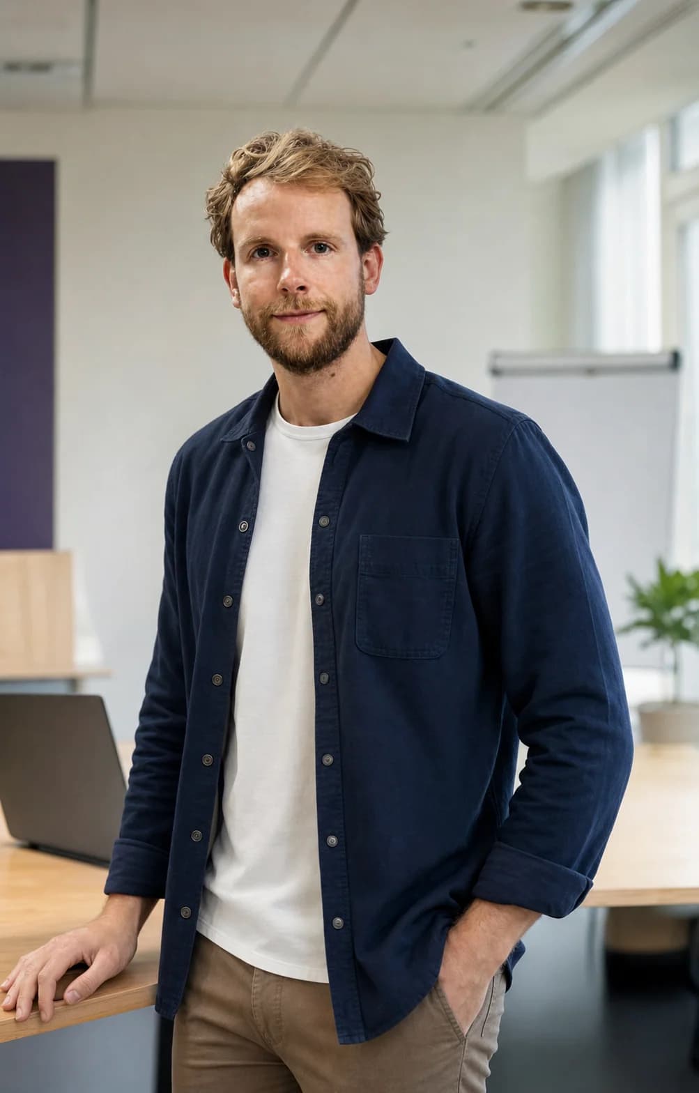 Portret van Tom Naberink.