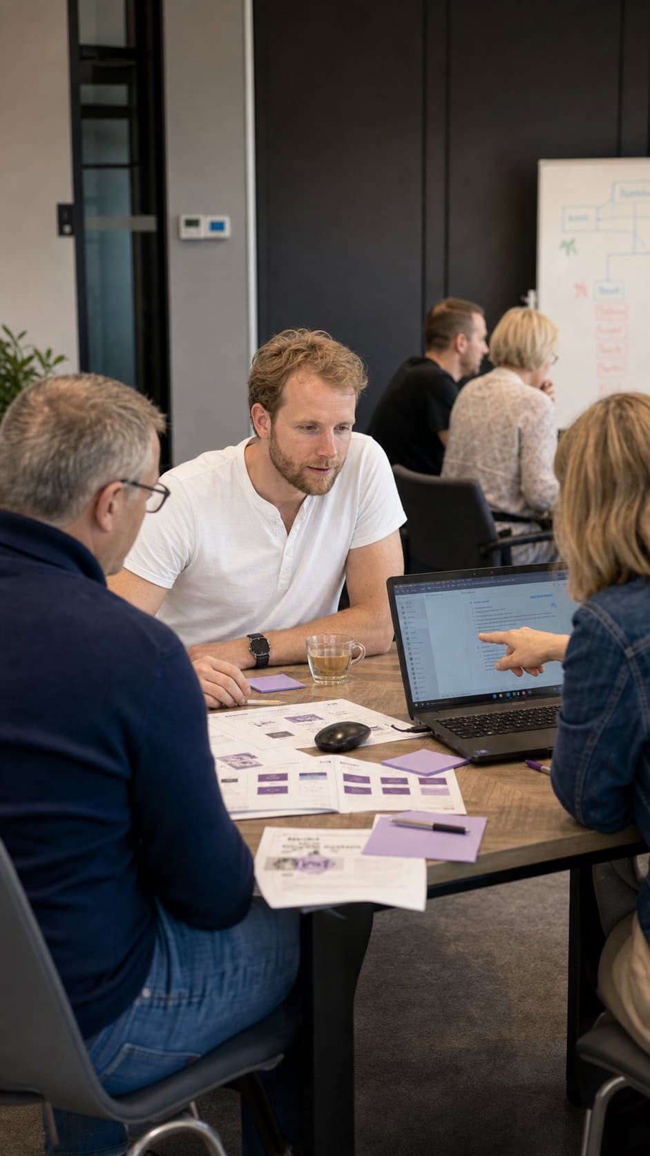 Tom Naberink begeleidt onderwijsprofessionals die samen een digitale toepassing bouwen.