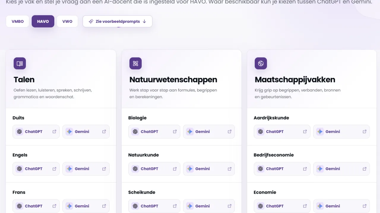Artikelcover bij Grote updates AIvoorleerlingen #1: AI-docenten van Tom Naberink